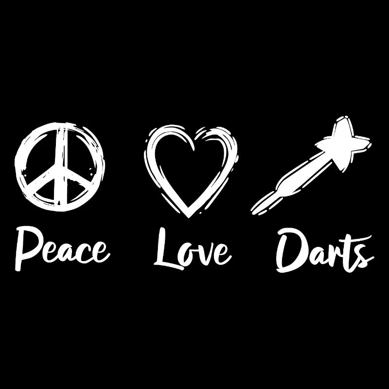 Fléchettes Paix Amour