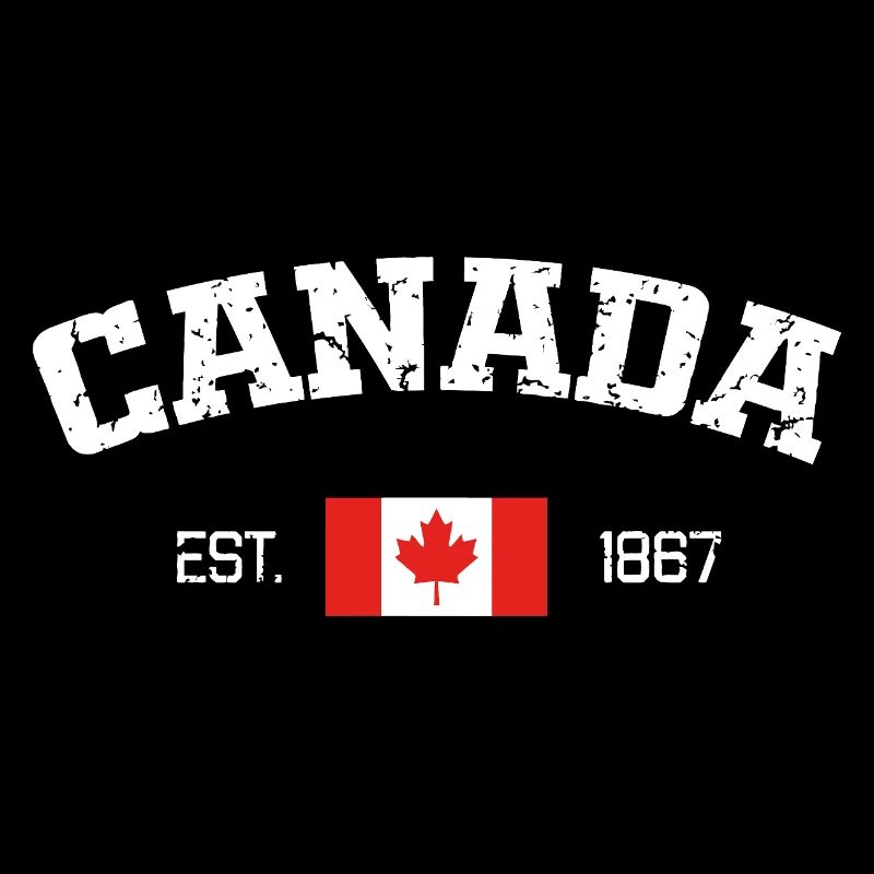 Écusson d’érable vintage du Canada 1867