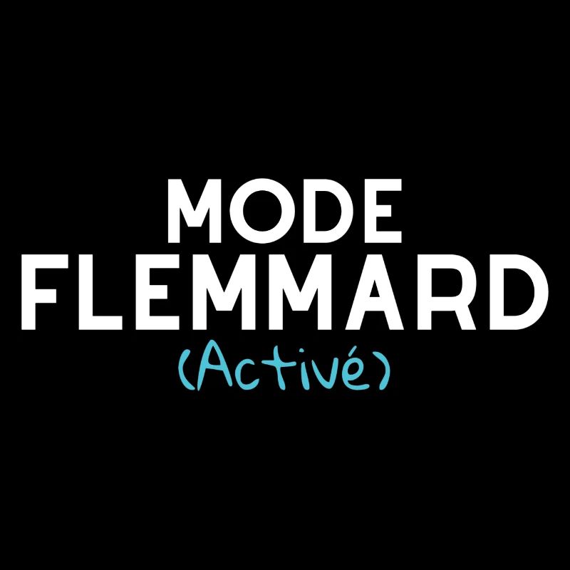 T-shirt flemmard Mode flemmard activé homme