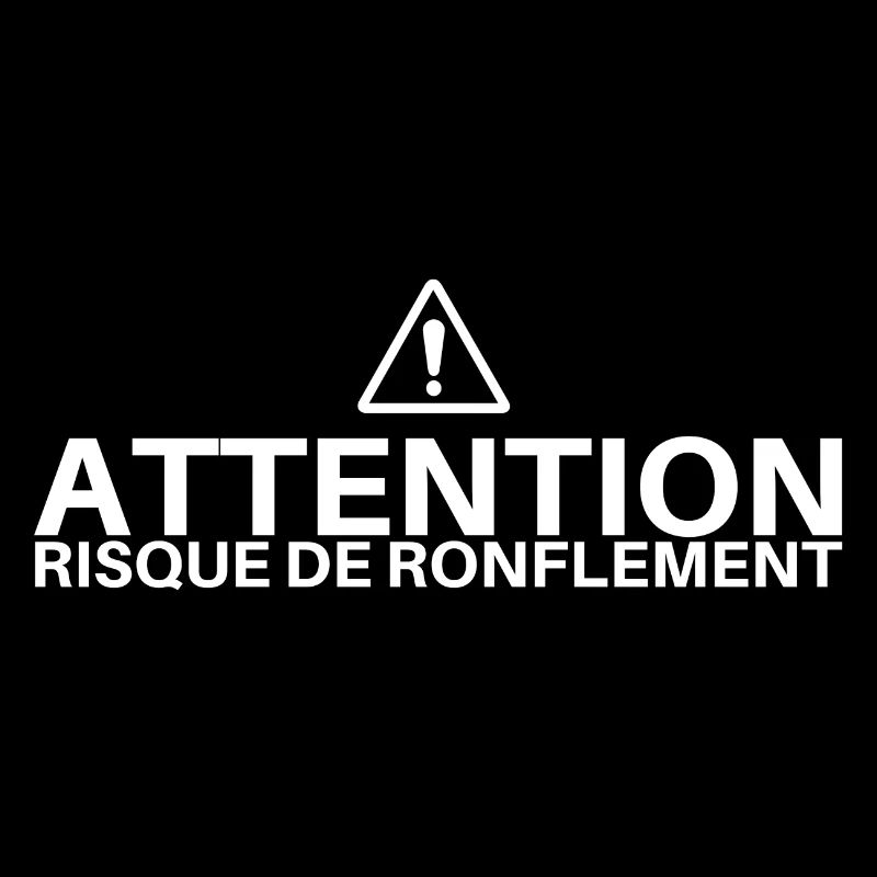 Attention risque de ronflement. Pyjama drôle