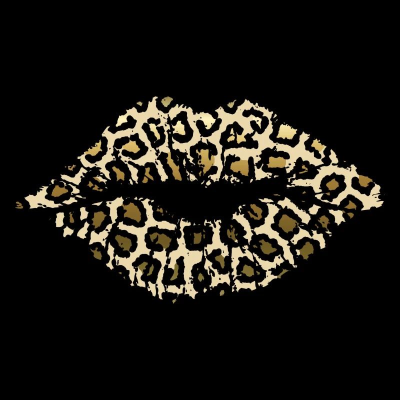 Lippen Leopard