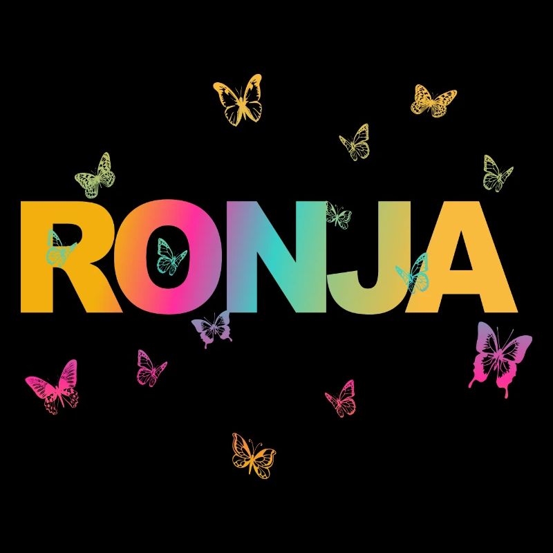 Ronja - Beau nom avec papillons, fille