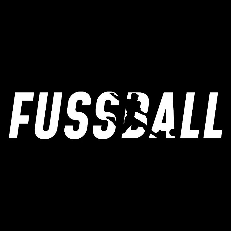 Fussball Schriftzug