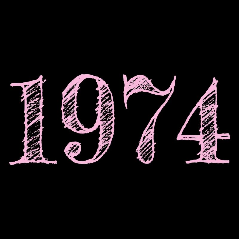 1974 Millésime Année de construction Idée cadeau