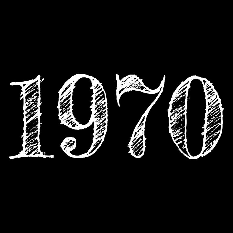 1970 Millésime Année de construction Idée cadeau