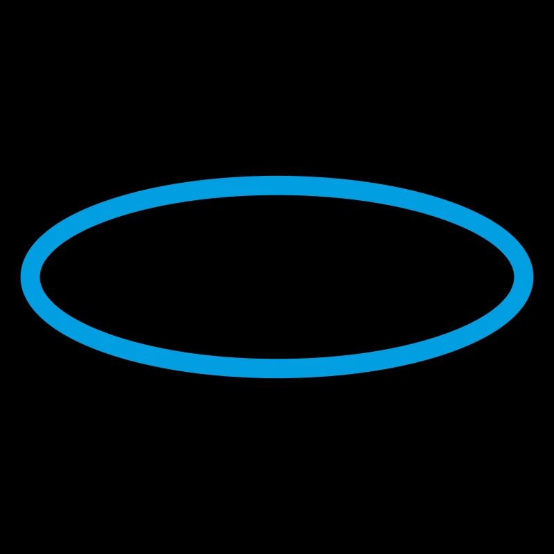 Oval sirkel dekorasjon