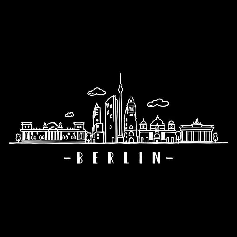Berlin Skyline Brandenburg Gate Capital
