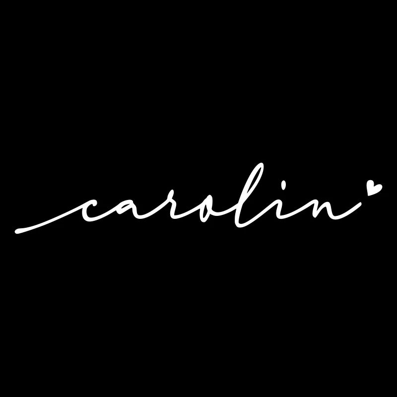 Nom cursif Carolin