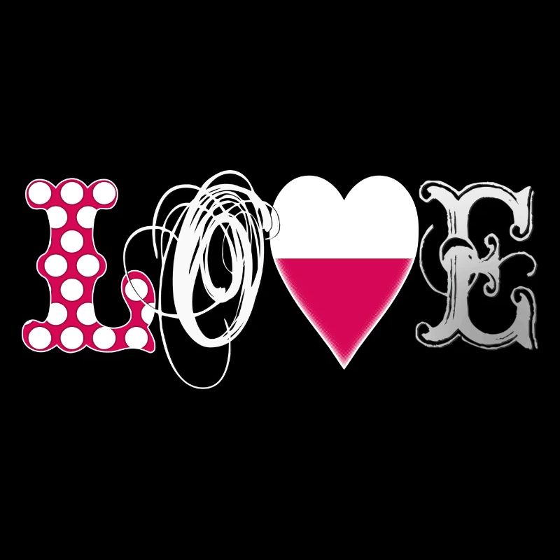 Love Poland blanc