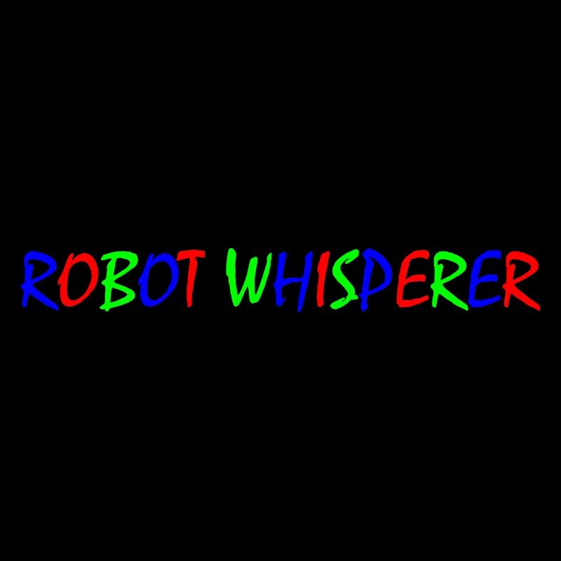 Robotwhisperer – Typographie colorée
