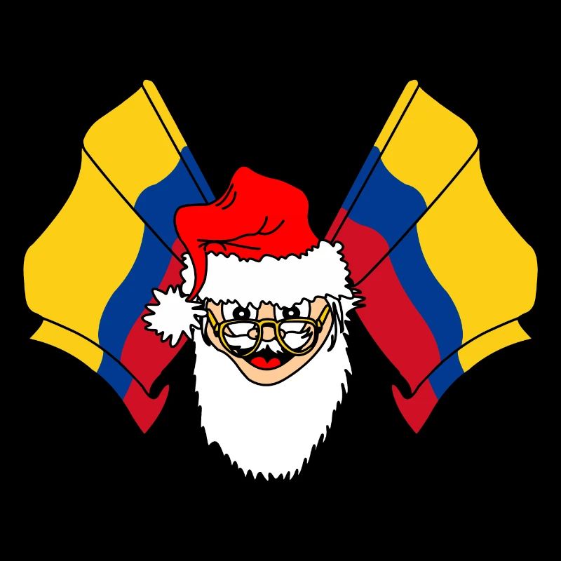 Le Père Noël drape la Colombie