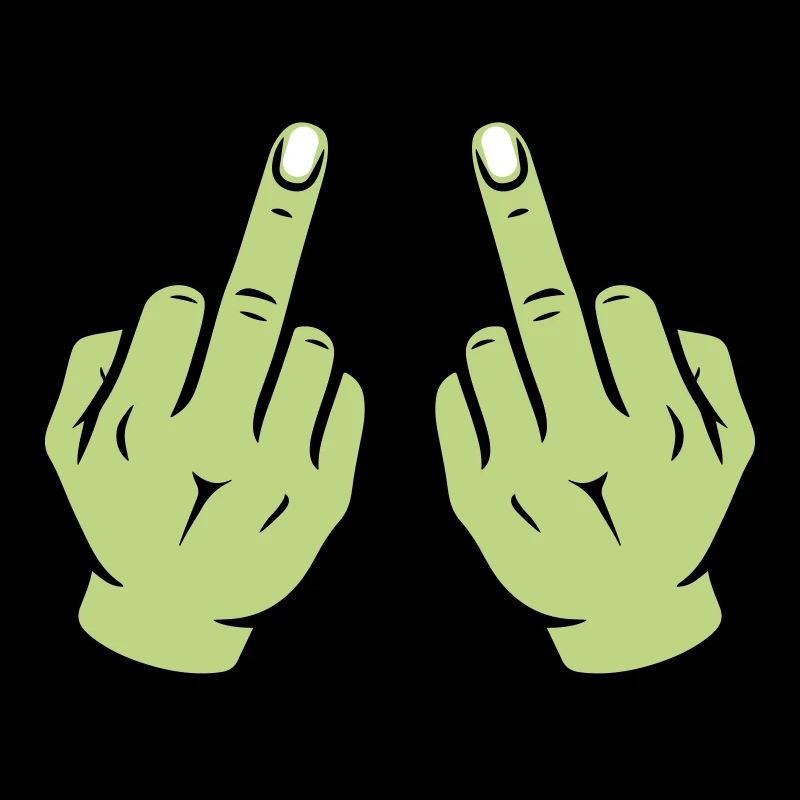Mittelfinger Hand