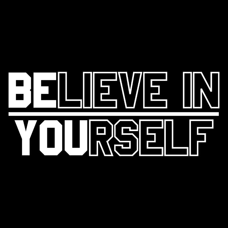 Motivational text design for self-confidence