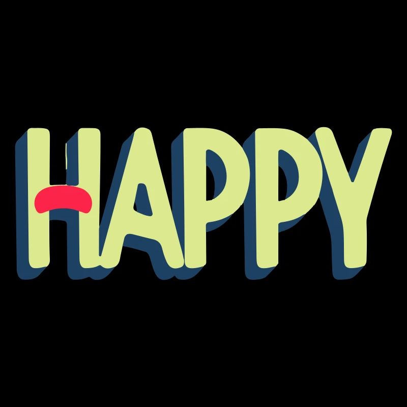 Happy Text Design
