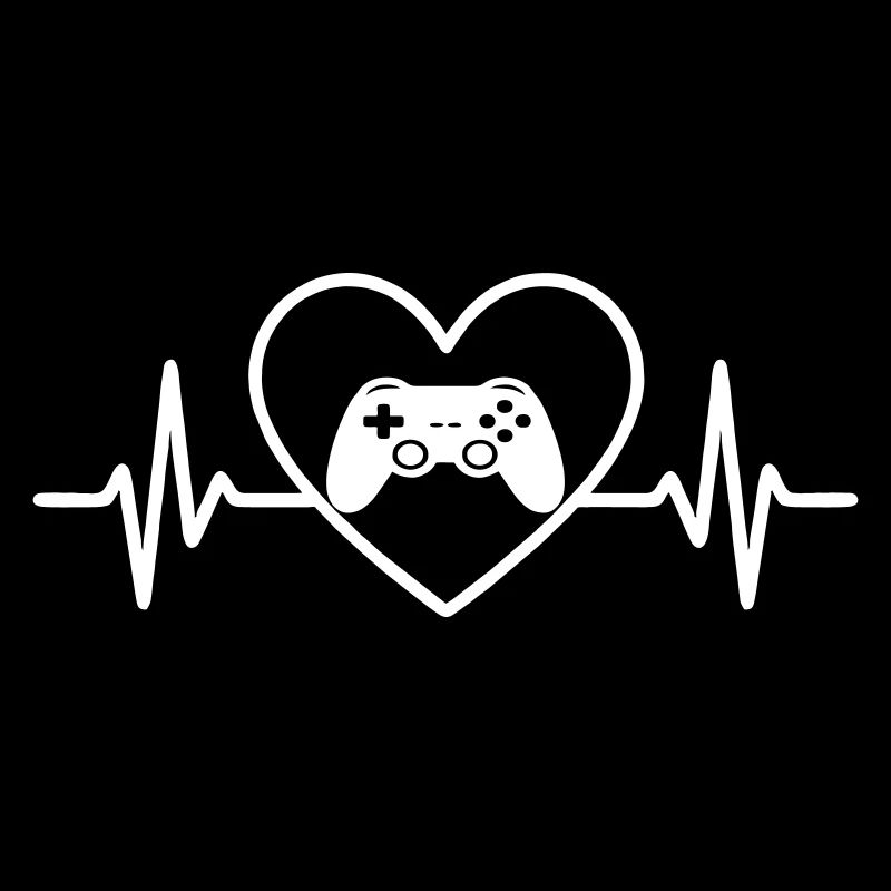Videospiele Gamer Herz-Controller