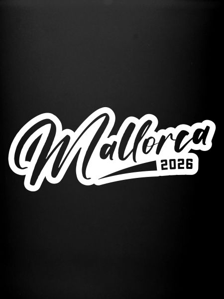 Mallorca 2026 lettering