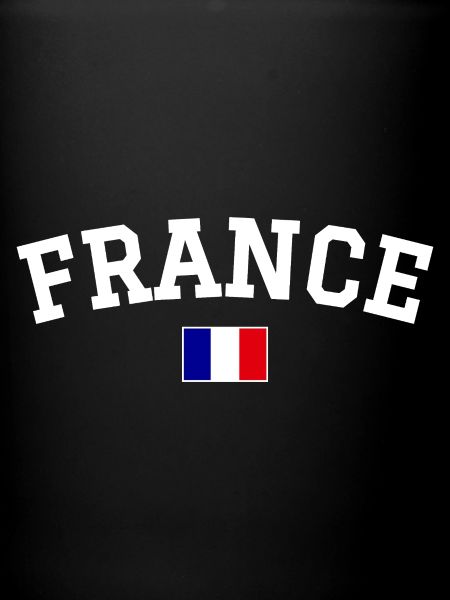 Drapeau français Dessin blanc
