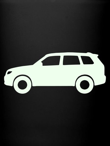 Silhouette de voiture pastel