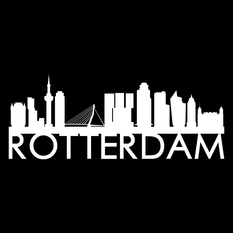 Rotterdam Netherlands skyline gift idea