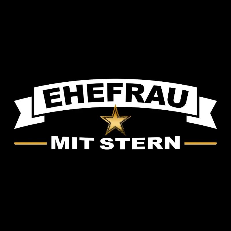 Beste Ehefrau mit Stern