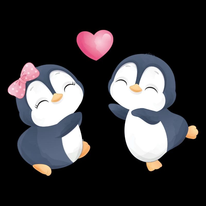 Pinguine in Liebe