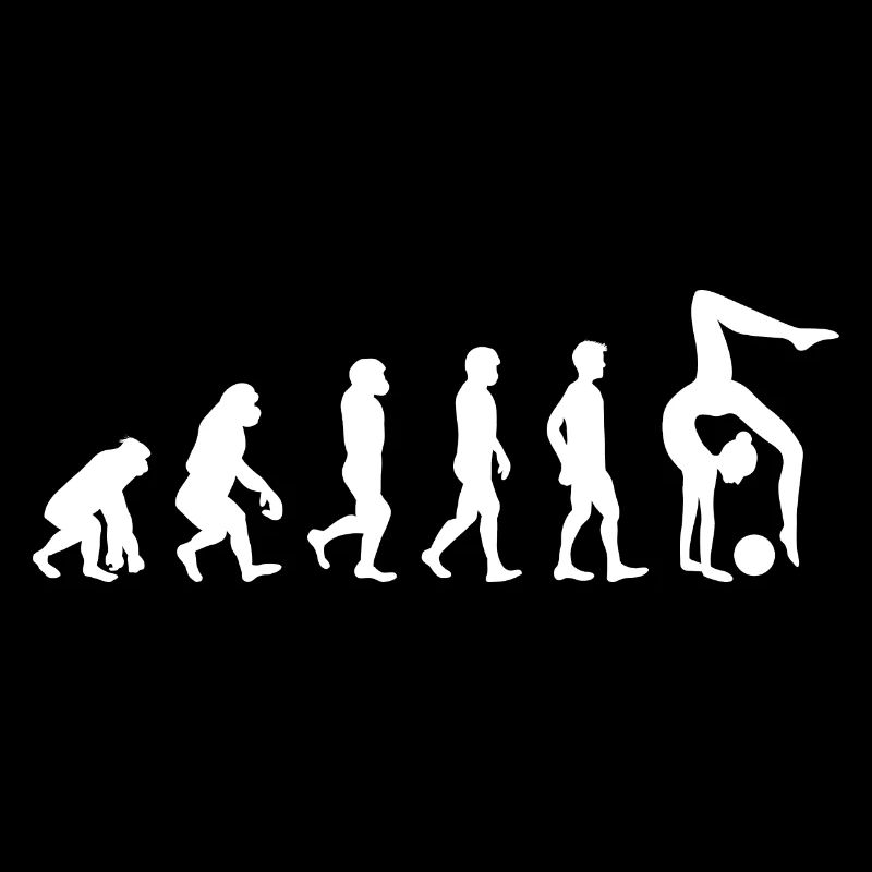 Rhythmic Gymnastics Ball Gymnast Evolution Funny