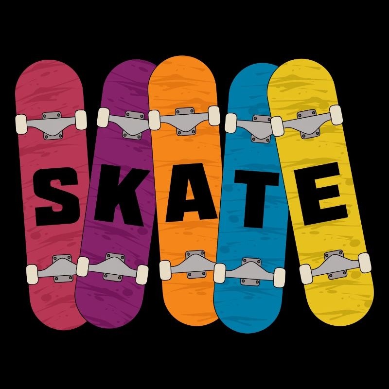 Skate - 5 Skateboard Shirt 5 Skating
