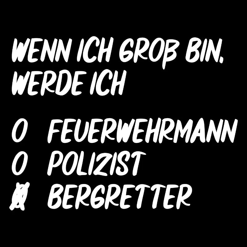Ich werde Bergretter