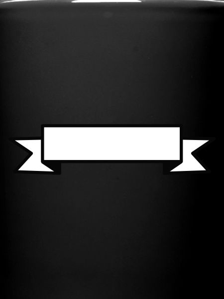 Bannière ruban blanc