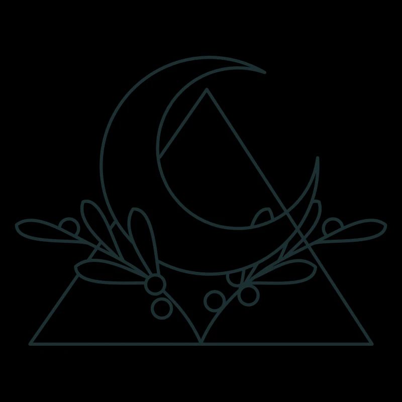 crescent moon triangle