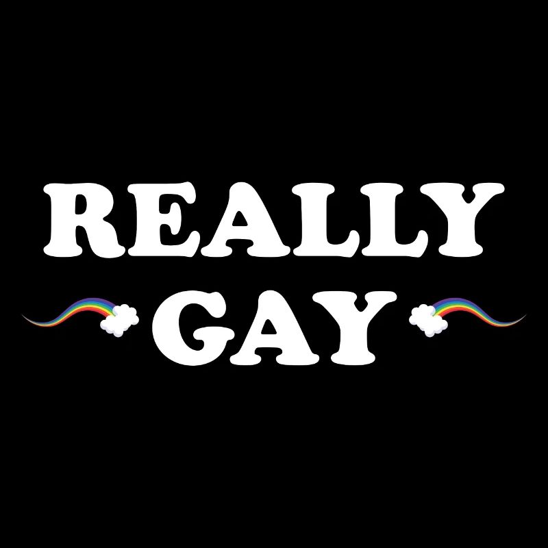 Really Gay Regenbogen Wolke