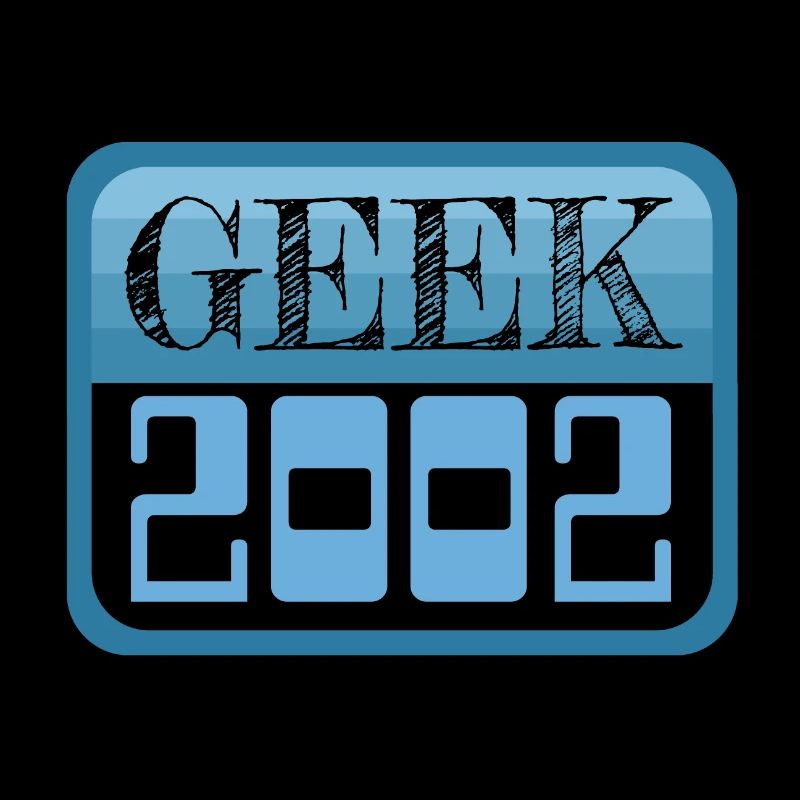 Geek und Computer Nerd Nerdy Baujahr 2002