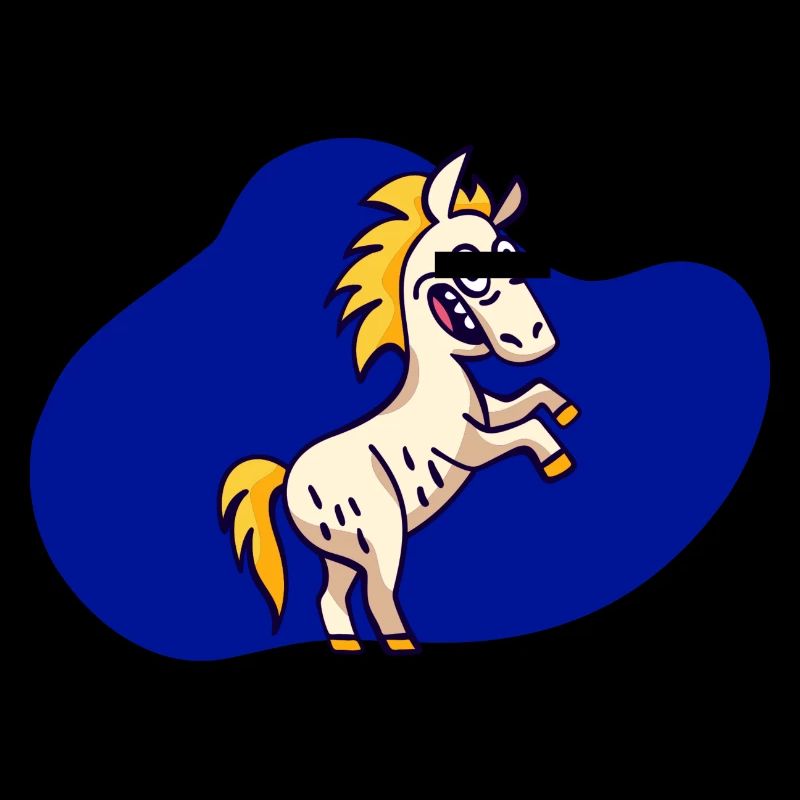 Cartoon Einhorn