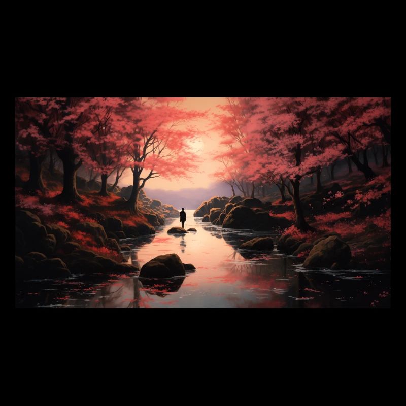 Cherry Trees Japanese Style