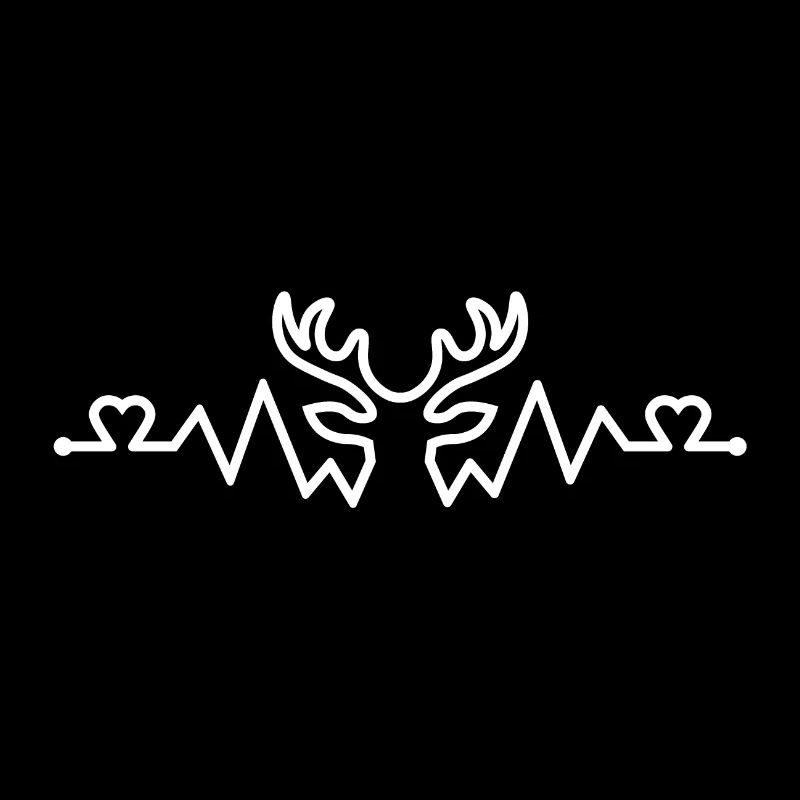 Hirschherzfrequenz und Herzen