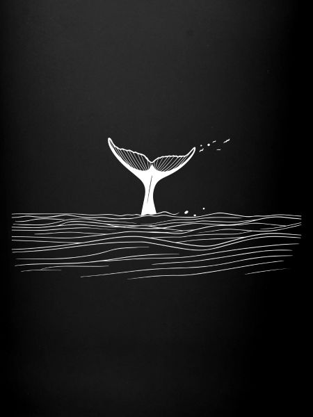Queue de baleine - Blanc