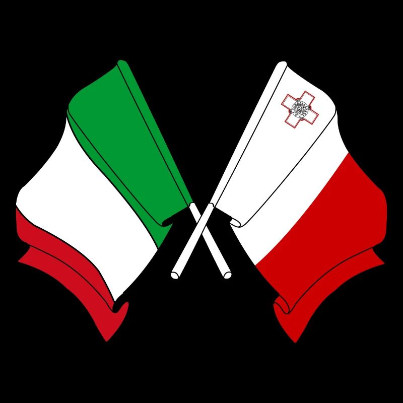 Drapeau de l’Italie, Malte