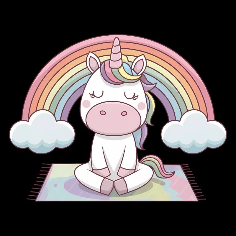 licorne de yoga