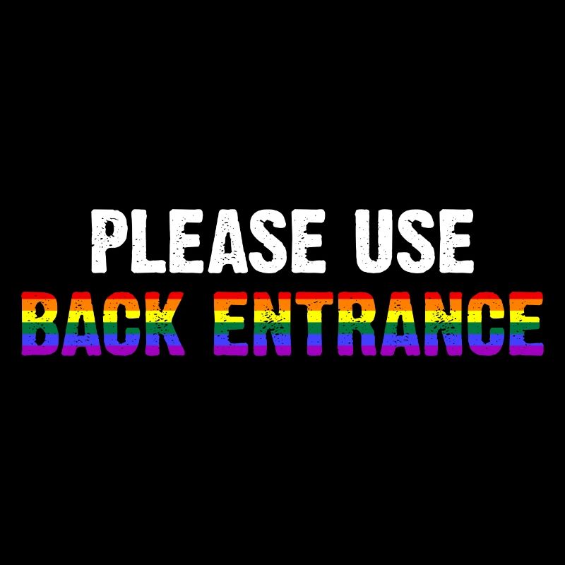 Please Use Back Entrance