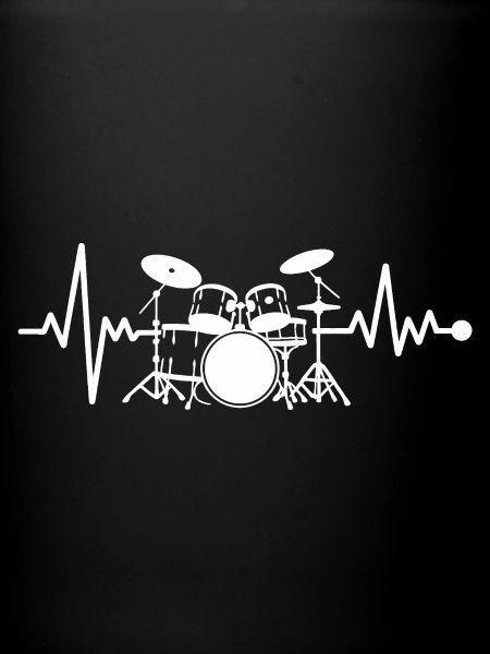 Heartbeat Drumset Art