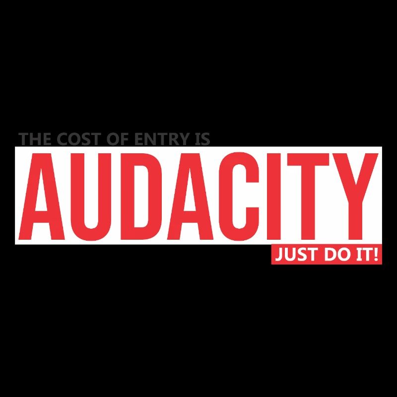 Audace, courage de sauter