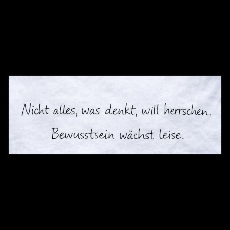 La conscience grandit en silence Citation