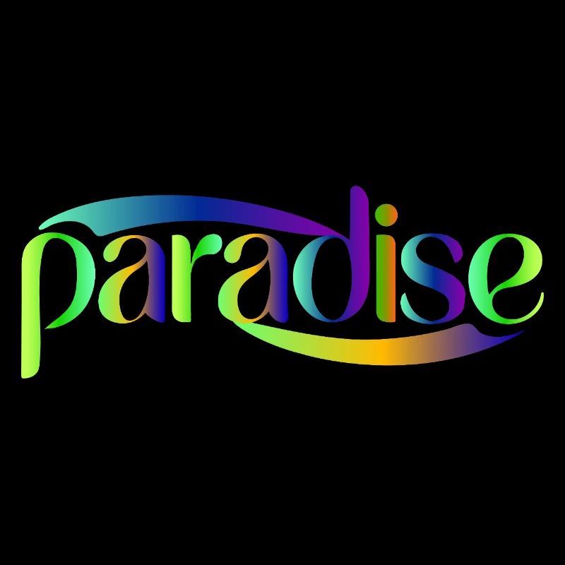 Paradise Rainbow Skriptdesign