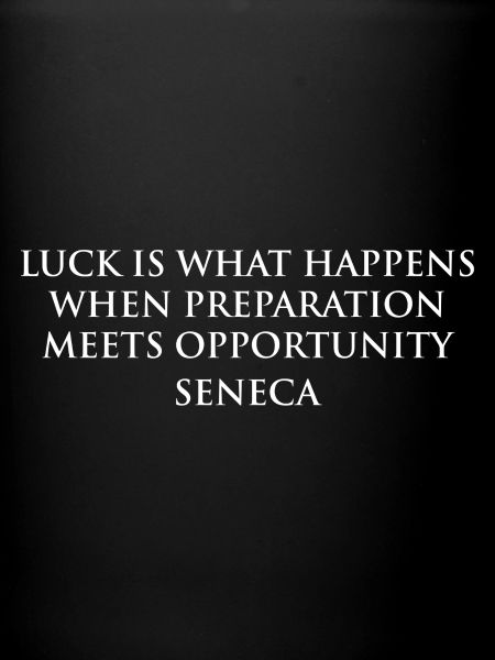 Citation de Seneca Luck