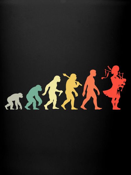 Retro Dudelsack Evolution Für Dudelsackspieler