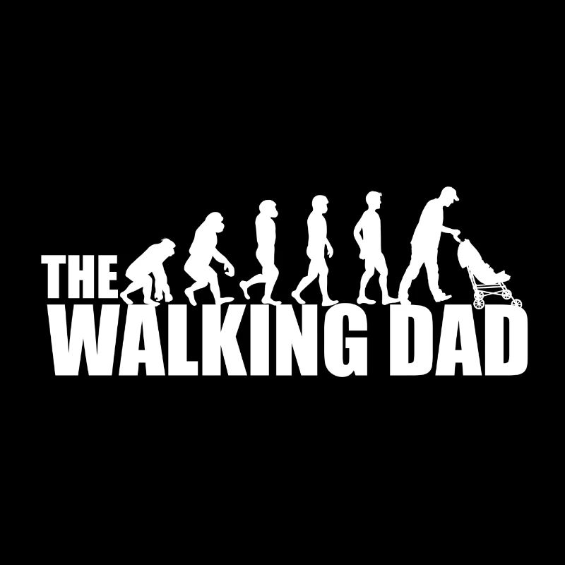 The Walking Dad Evolution Vater Papa