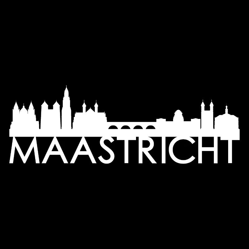 Maastricht Netherlands skyline gift idea