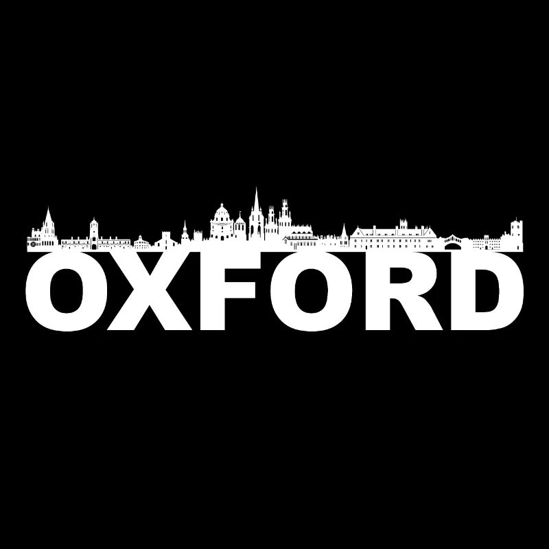 Idée cadeau Oxford Angleterre skyline Royaume-Uni