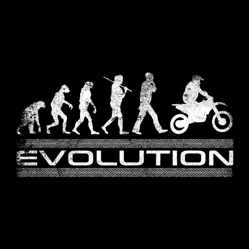 Evolution motorcycle bikers funny motocross motorcycle