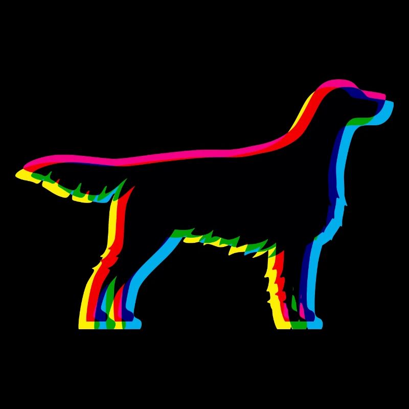 CMYK Irish Red and White Setter